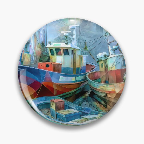 Item preview, Gran Canaria fishing boats  designed and sold by Brian Tarr.