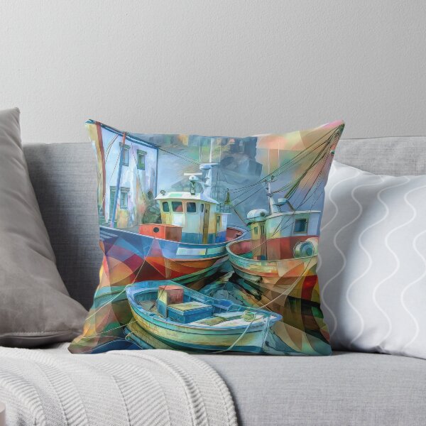 Item preview, Gran Canaria fishing boats  designed and sold by Brian Tarr.