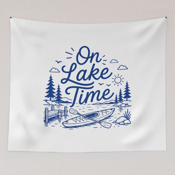 Item preview, On Lake Time Camping designed and sold by gunaone-design.
