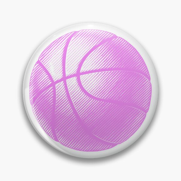 Item preview, Violet Basketball Line Art Illustration designed and sold by pattern-archive.