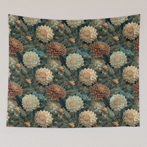 Item preview, Classic Dahlias Texture - Hawaiian Flower Pattern  - Moms Day Gifts designed and sold by RoyalStarsPatts.