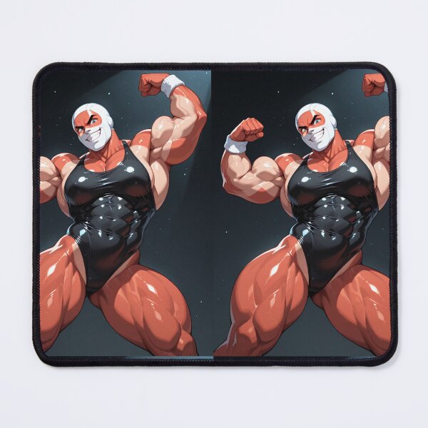 Item preview, Manga - Muscular Lucha Libre Character, Dynamic Heroic Style designed and sold by AnimeShin.