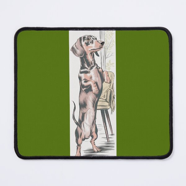 Item preview, Dachshund Standing Art designed and sold by BorranivmaStudi.