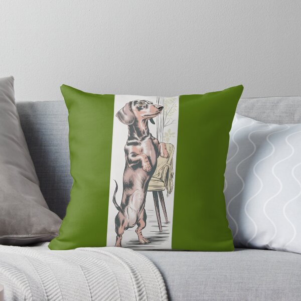 Item preview, Dachshund Standing Art designed and sold by BorranivmaStudi.