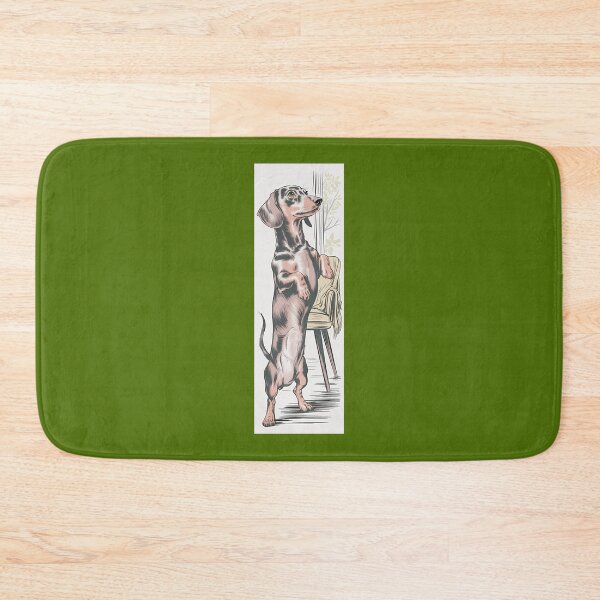 Item preview, Dachshund Standing Art designed and sold by BorranivmaStudi.