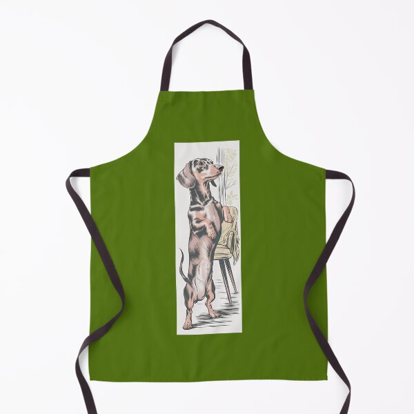 Item preview, Dachshund Standing Art designed and sold by BorranivmaStudi.