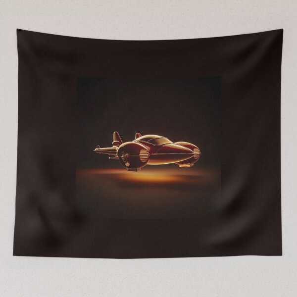 Item preview, 3d Render Of Retro Flying Car Digital designed and sold by Checho30.