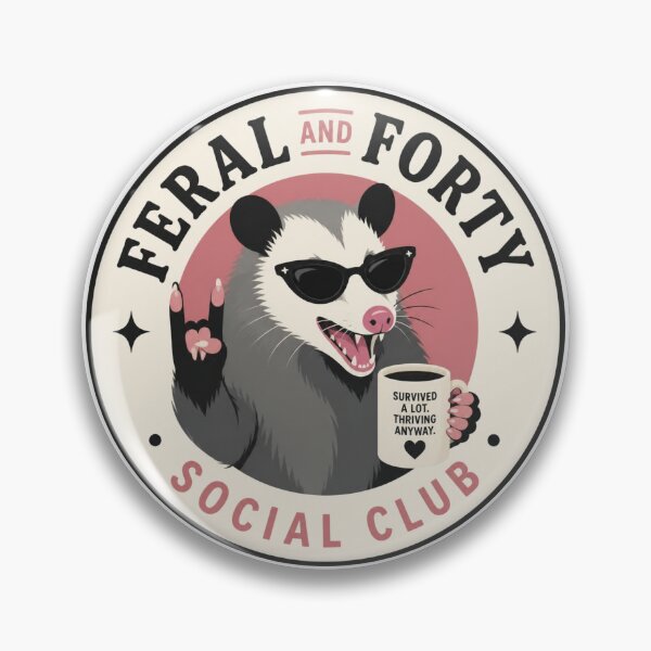 Item preview, Feral and Forty Social Club designed and sold by MTDesignLab.