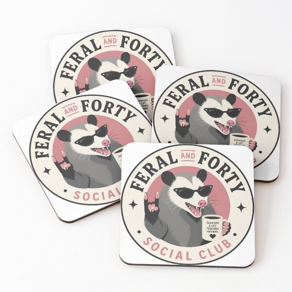 Item preview, Feral and Forty Social Club designed and sold by MTDesignLab.