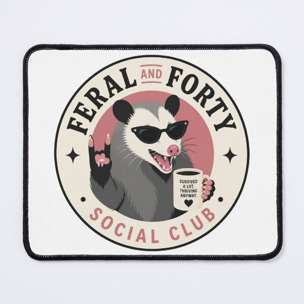 Item preview, Feral and Forty Social Club designed and sold by MTDesignLab.