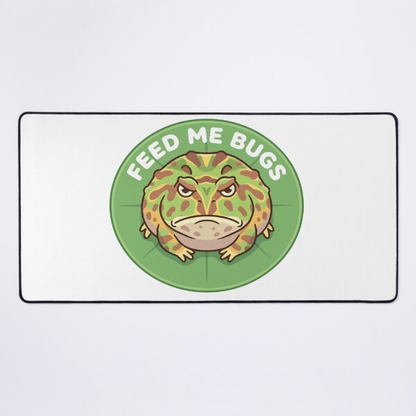 Item preview, Feed Me Bugs Pacman Frog Kawaii Lily Pad designed and sold by Arc2020.
