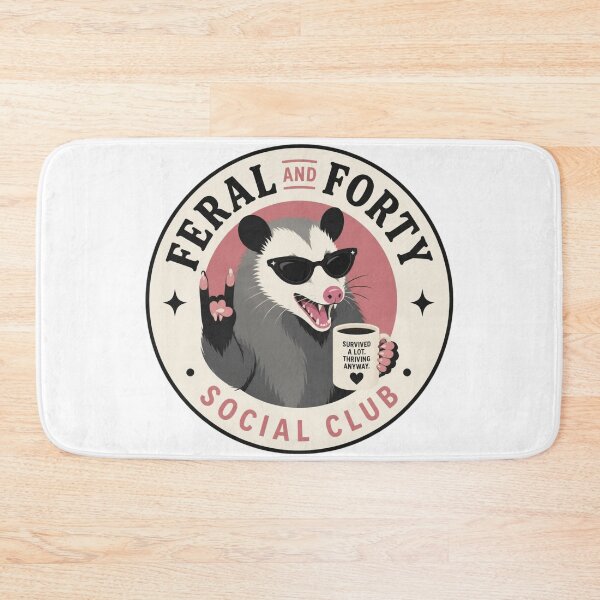 Item preview, Feral and Forty Social Club designed and sold by MTDesignLab.