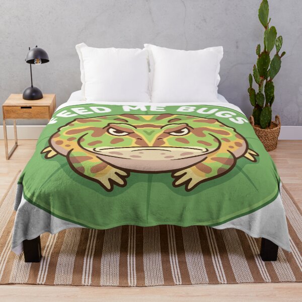 Item preview, Feed Me Bugs Pacman Frog Kawaii Lily Pad designed and sold by Arc2020.