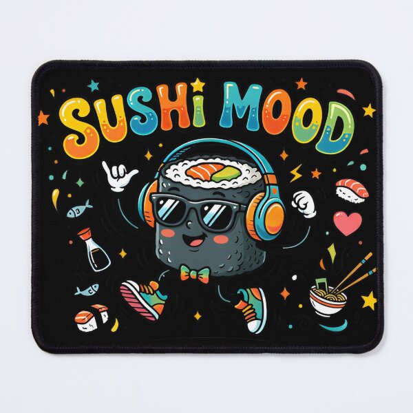 Item preview, Sushi Mood Funny Cool Sushi Roll Character designed and sold by MatPixStudio.