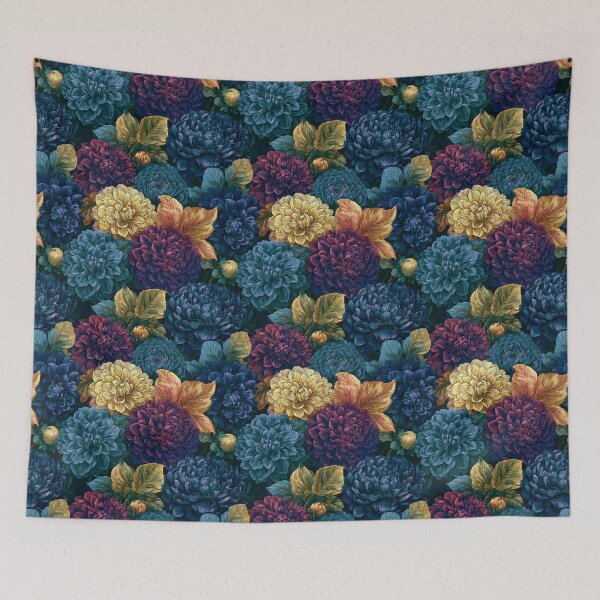 Item preview, Stunning Dahlias Texture  - Birthday Flower Pattern  - Mothers Day Gift For Mom designed and sold by RoyalStarsPatts.