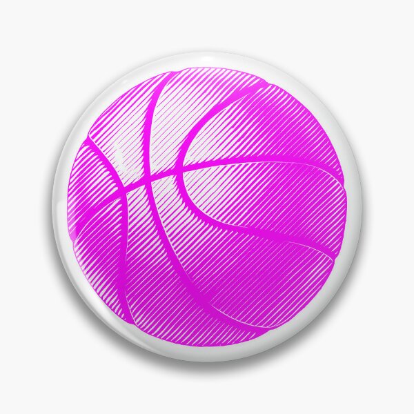 Item preview, Magenta Basketball Line Art Illustration designed and sold by pattern-archive.