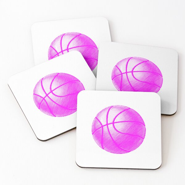 Item preview, Magenta Basketball Line Art Illustration designed and sold by pattern-archive.
