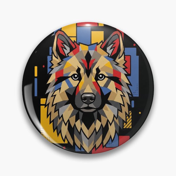 Item preview, Funny Eurasier Colorful Blocks Geometric Art Mom Dad Kids designed and sold by FurryHavenPH.