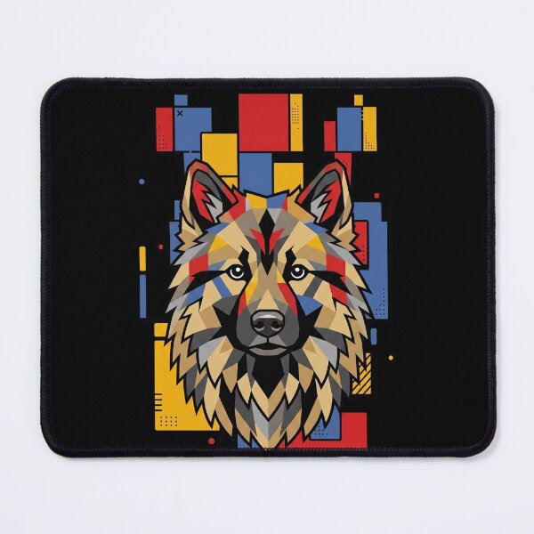 Item preview, Funny Eurasier Colorful Blocks Geometric Art Mom Dad Kids designed and sold by FurryHavenPH.