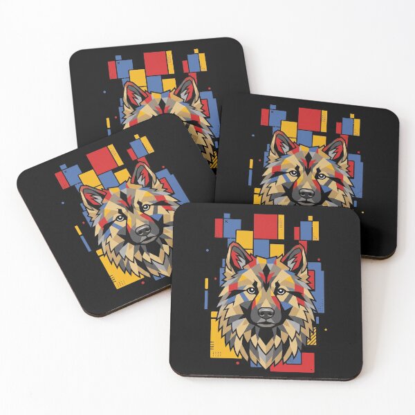 Item preview, Funny Eurasier Colorful Blocks Geometric Art Mom Dad Kids designed and sold by FurryHavenPH.
