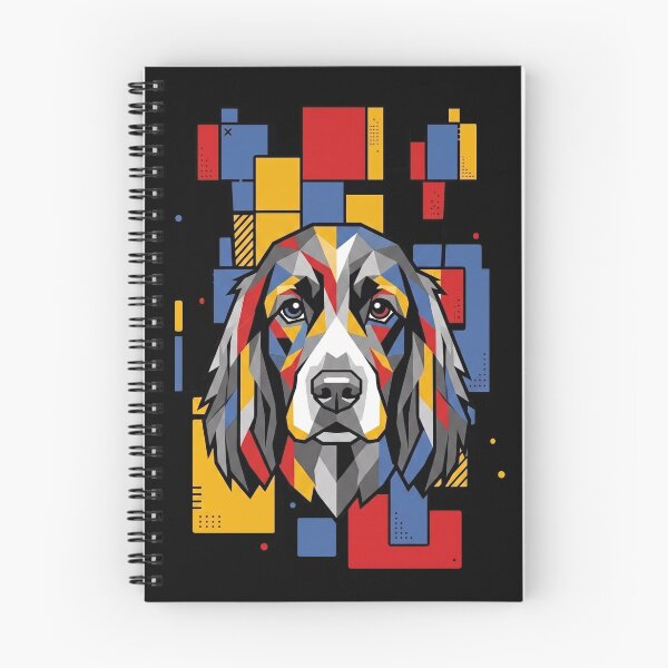 Item preview, Funny Field Spaniel Colorful Blocks Geometric Art Mom Dad Kids designed and sold by FurryHavenPH.