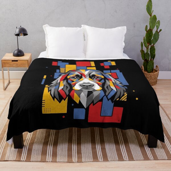 Item preview, Funny Field Spaniel Colorful Blocks Geometric Art Mom Dad Kids designed and sold by FurryHavenPH.