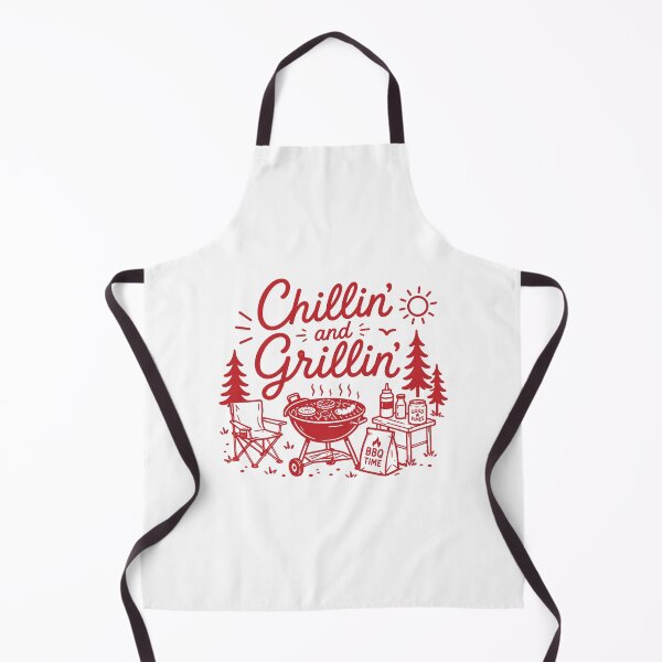 Item preview, Chillin' and Grillin' BBQ Dad Funny Barbecue designed and sold by gunaone-design.