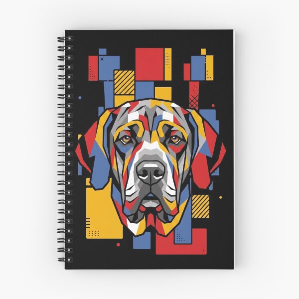 Item preview, Funny Fila Brasileiro Colorful Blocks Geometric Art Mom Dad Kids designed and sold by FurryHavenPH.