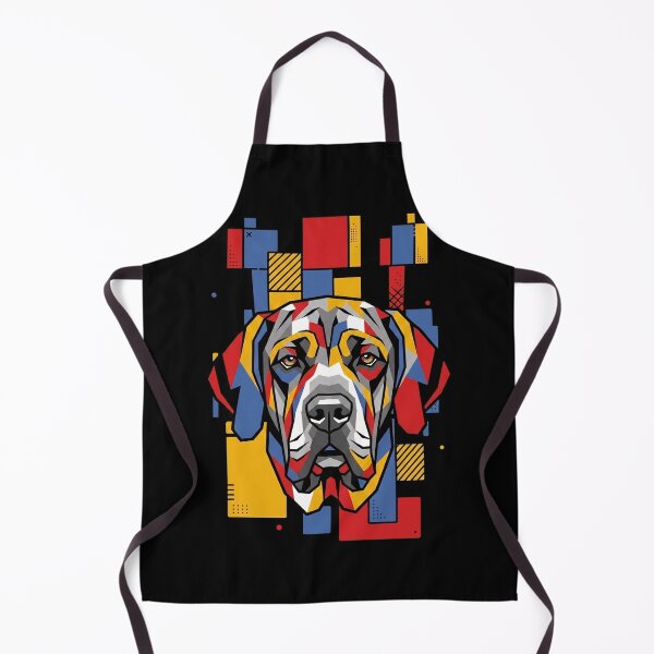Item preview, Funny Fila Brasileiro Colorful Blocks Geometric Art Mom Dad Kids designed and sold by FurryHavenPH.