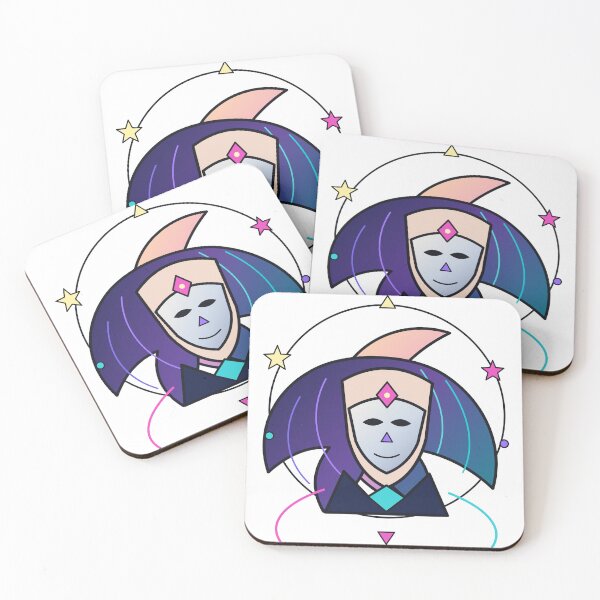 Item preview, Moon Guardian Mask – Original Anime-Inspired Celestial Art designed and sold by WORN.THOUGHTS.