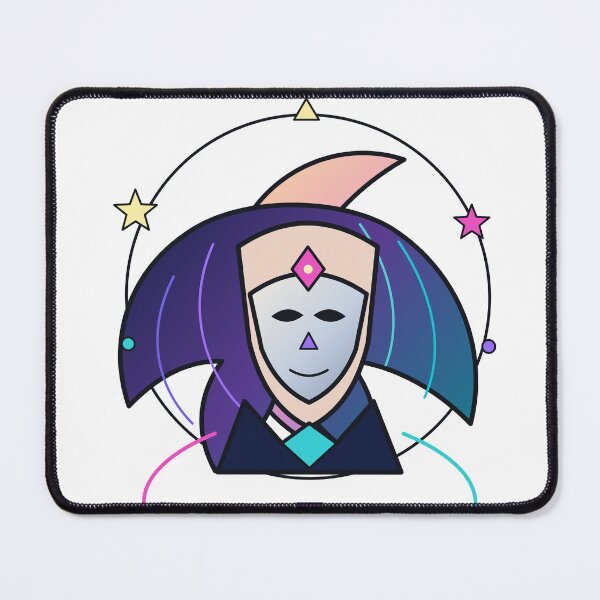 Item preview, Moon Guardian Mask – Original Anime-Inspired Celestial Art designed and sold by WORN.THOUGHTS.