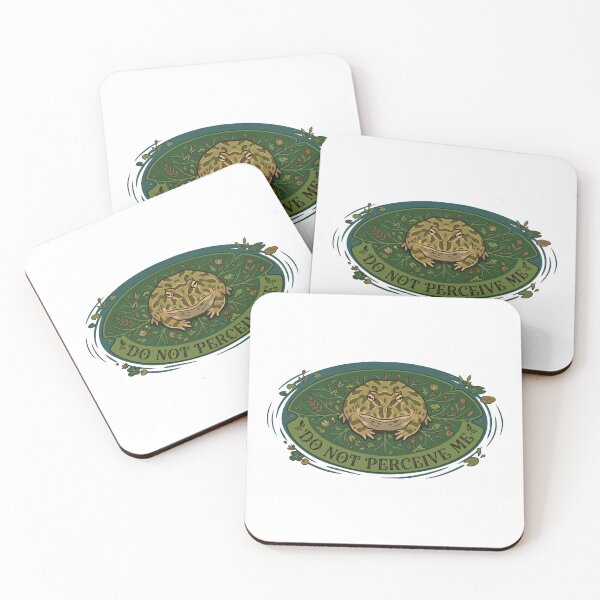 Item preview, Do Not Perceive Me Grumpy Pacman Frog Botanical Art designed and sold by Arc2020.