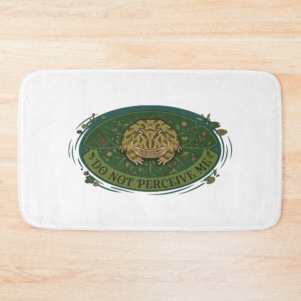 Item preview, Do Not Perceive Me Grumpy Pacman Frog Botanical Art designed and sold by Arc2020.