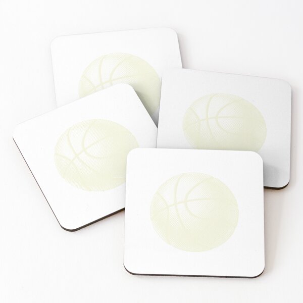 Item preview, Beige Basketball Line Art Illustration designed and sold by pattern-archive.