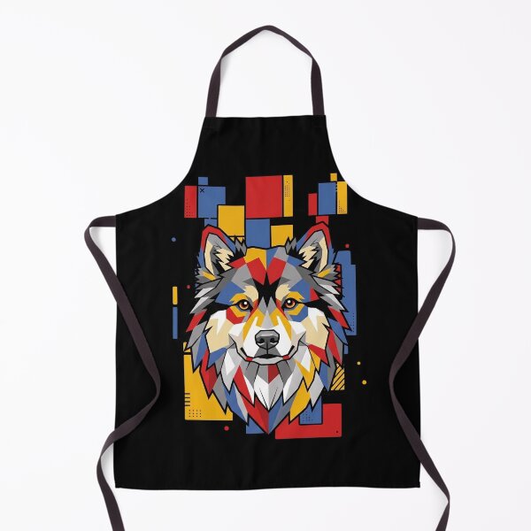 Item preview, Funny Finnish Lapphund Colorful Blocks Geometric Art Mom Dad Kids designed and sold by FurryHavenPH.