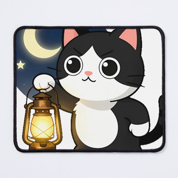Item preview, Lantern Cat Night Walker designed and sold by pumsquare.