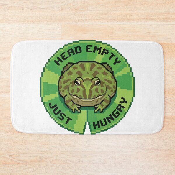 Item preview, Head Empty Just Hungry Pixel Art Pacman Frog designed and sold by Arc2020.