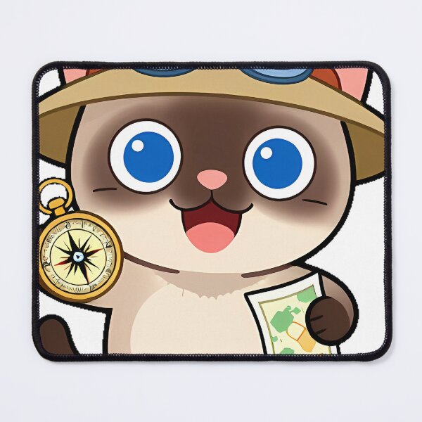 Item preview, Explorer Cat with Compass designed and sold by pumsquare.