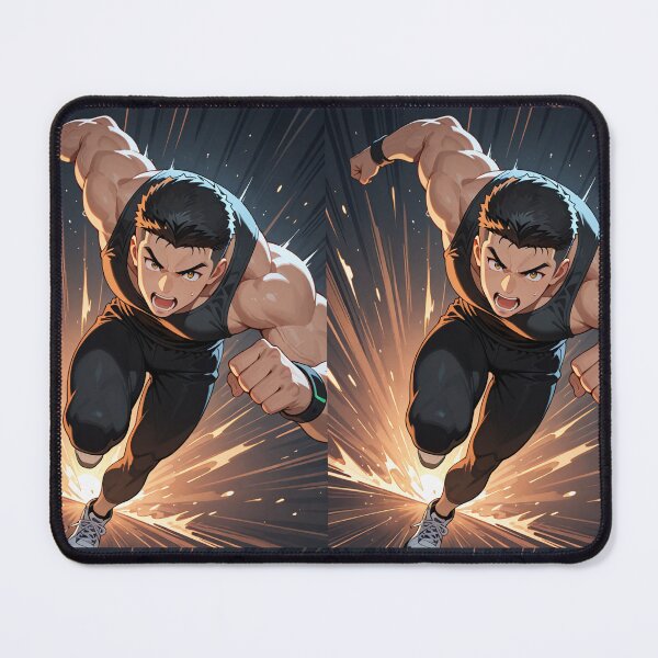 Item preview, Manga - Muscular Runner Character, Dynamic Energy of Action designed and sold by AnimeShin.