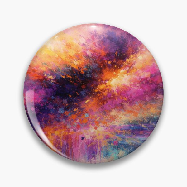 Item preview, Colorful Abstract Cloud - Purple and Gold Modern Art designed and sold by Joey Santiago.