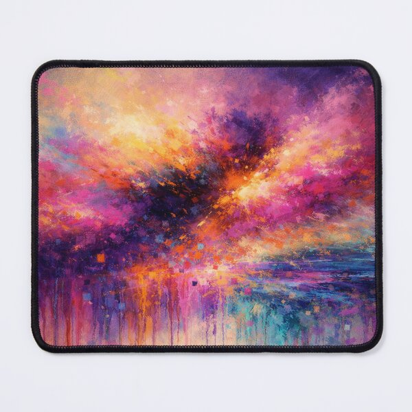 Item preview, Colorful Abstract Cloud - Purple and Gold Modern Art designed and sold by Joey Santiago.