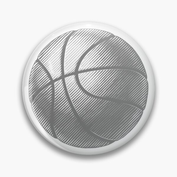Item preview, Gray Basketball Line Art Illustration designed and sold by pattern-archive.