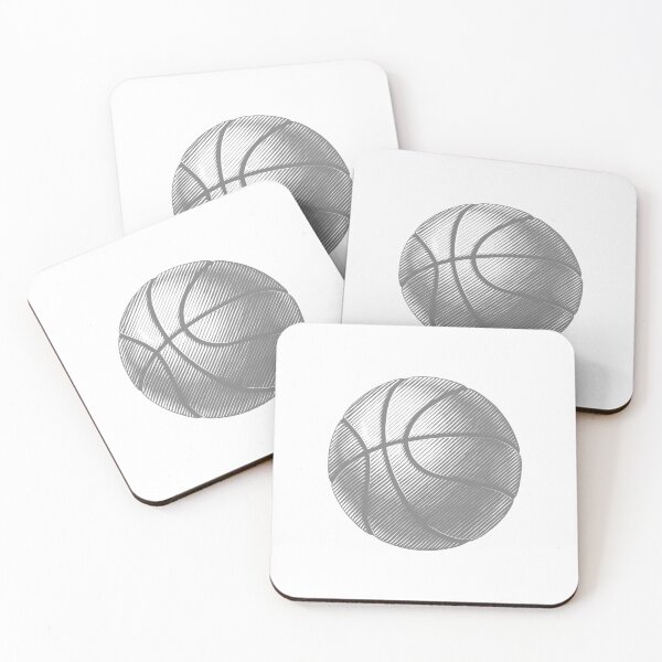 Item preview, Gray Basketball Line Art Illustration designed and sold by pattern-archive.