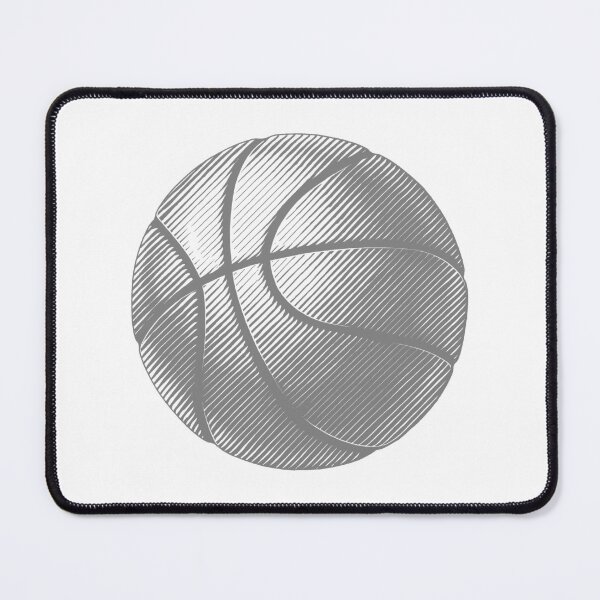 Item preview, Gray Basketball Line Art Illustration designed and sold by pattern-archive.