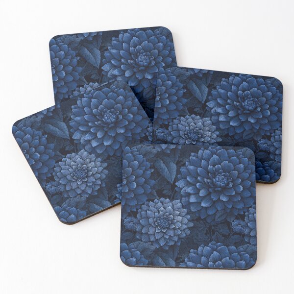 Item preview, Stunning Dahlias  - Retro Flower Floral  - Mothers Day Ideas designed and sold by RoyalStarsPatts.