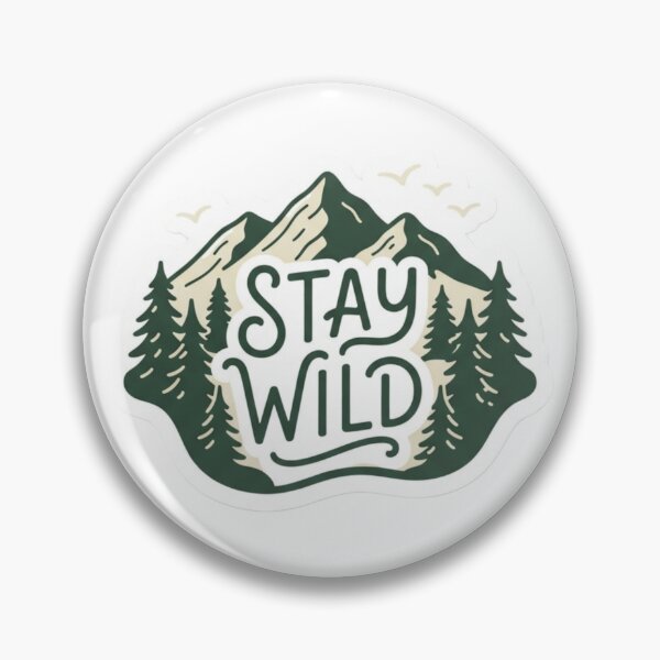 Artikelvorschau, „Stay Wild Mountain Adventure“-Aufkleber | Vinylaufkleber für Natur & Outdoor entworfen und verkauft von AdityaShop18.