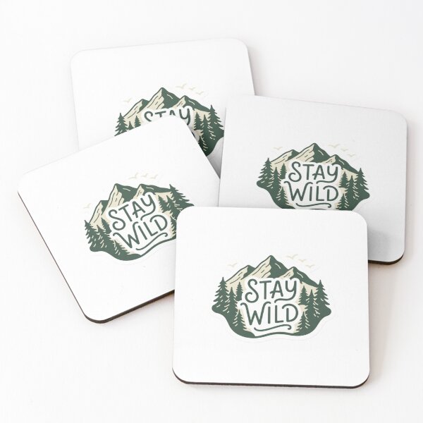 Artikelvorschau, „Stay Wild Mountain Adventure“-Aufkleber | Vinylaufkleber für Natur & Outdoor entworfen und verkauft von AdityaShop18.