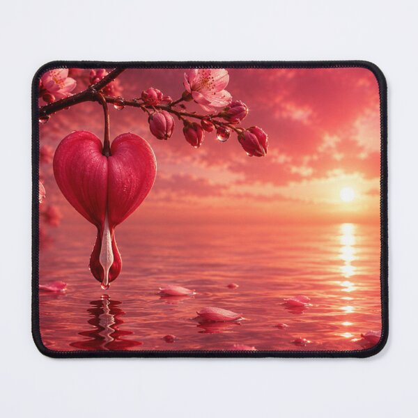 Item preview, Bleeding Heart at Sunset designed and sold by Kimberly Palmer.