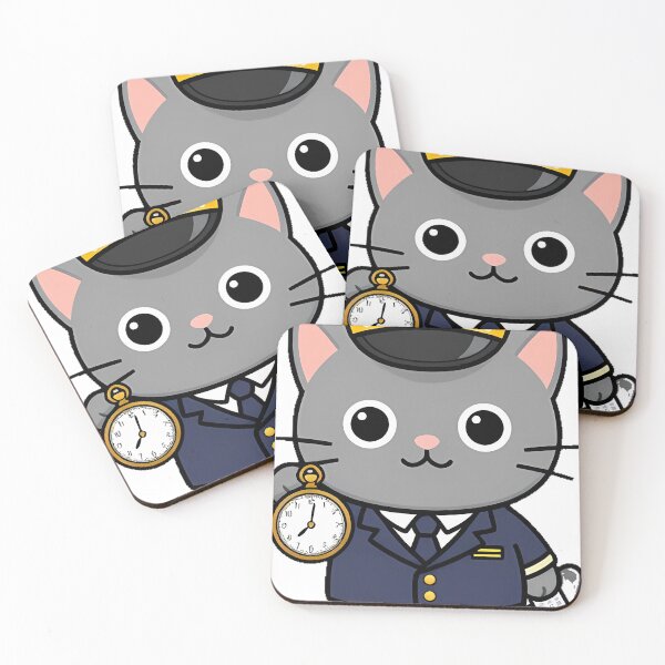 Item preview, Train Conductor Cat designed and sold by pumsquare.