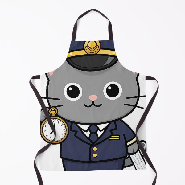 Item preview, Train Conductor Cat designed and sold by pumsquare.